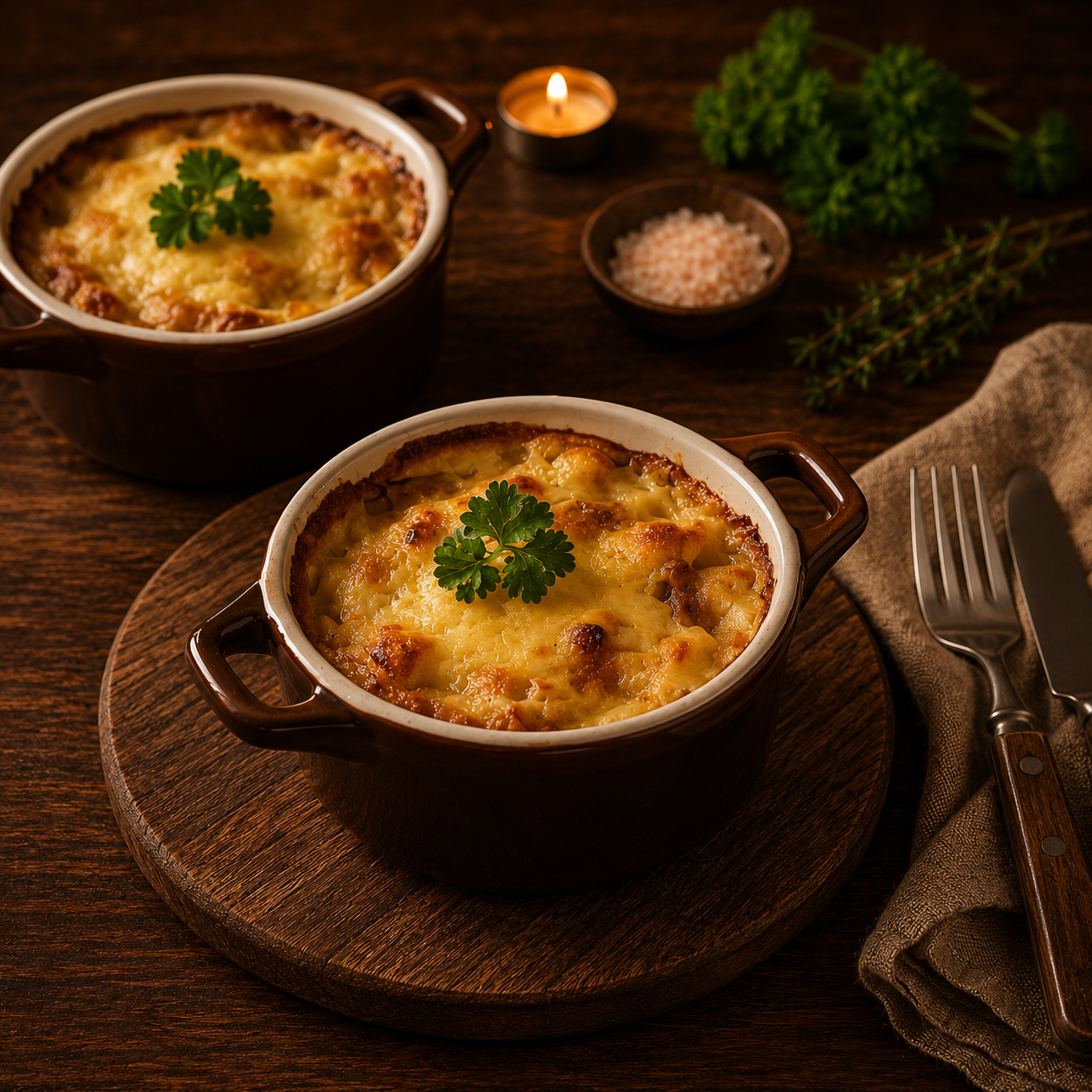 Cocotte au Munster