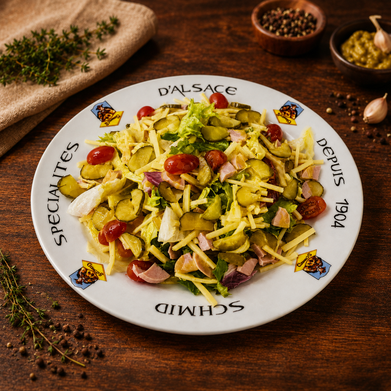 La traditionnelle Salade Alsacienne